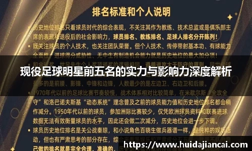 现役足球明星前五名的实力与影响力深度解析